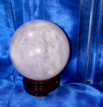 Pink Smelting Quartz Sphere m6