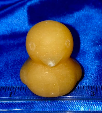 Yellow Calcite Duck Figurine