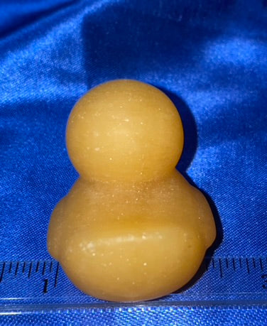 Yellow Calcite Duck Figurine